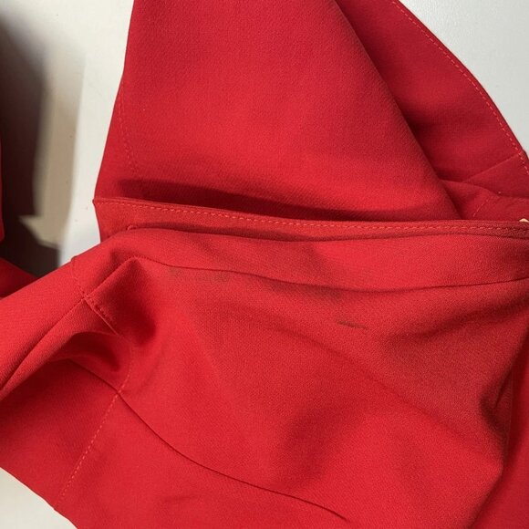 Nocturne Women's Shoulder Pad Mini Dress – Size M – Red - Picture 7 of 11
